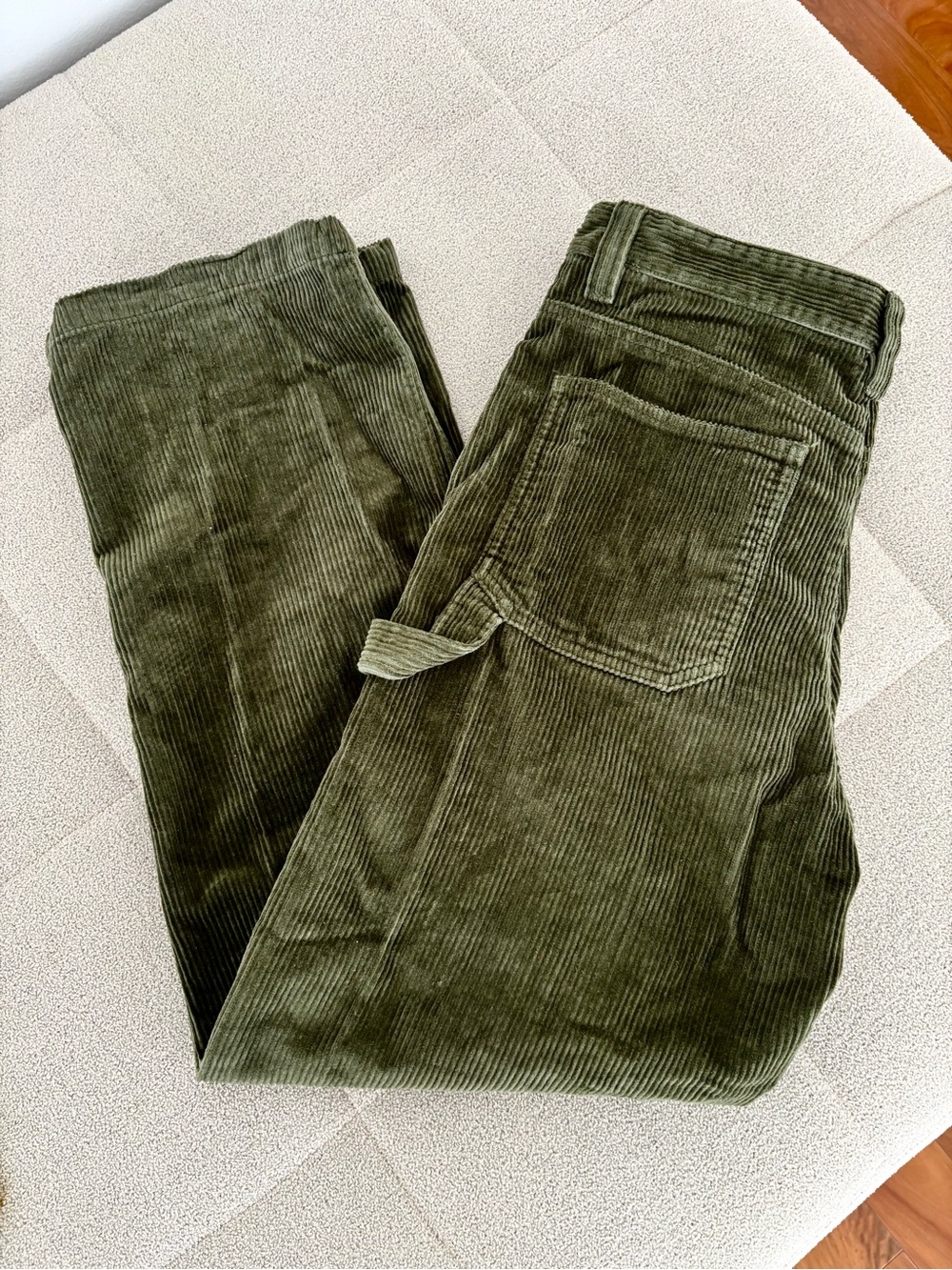 TNA Greenwich Corduroy Pant in Olive - Picture 3 of 6